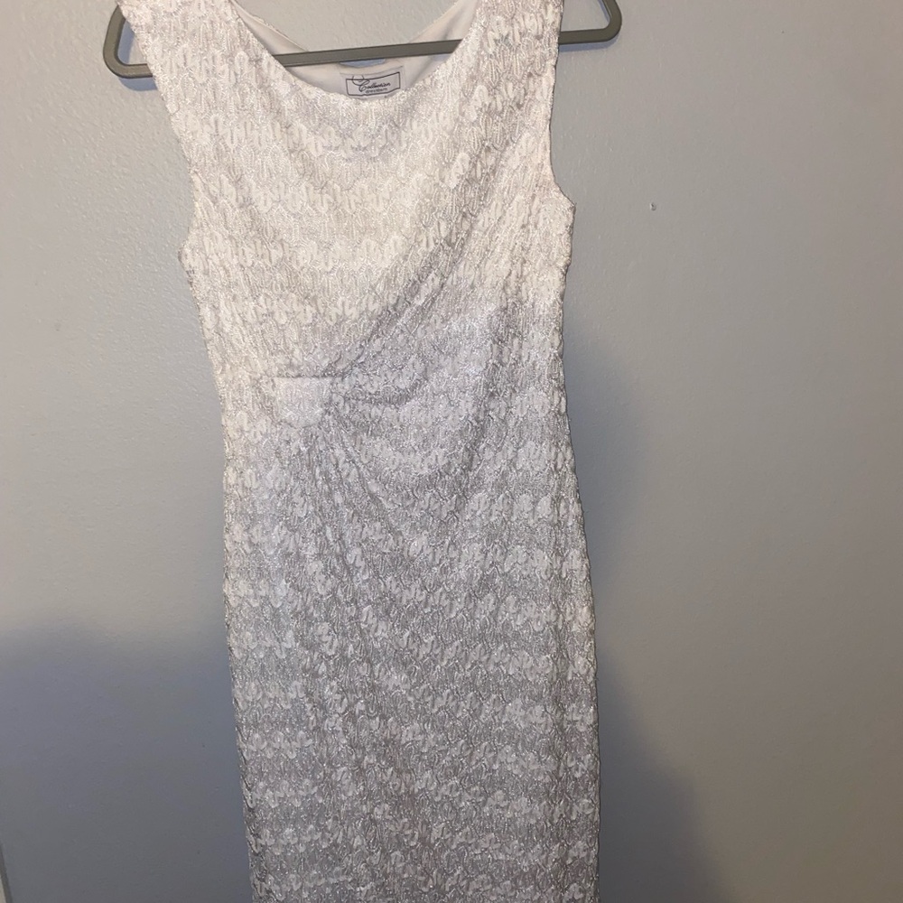 Elegant White Lace Dress